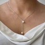 گردنبند نقره طرح y