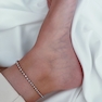پابند طرح گوى ريز نقره اى 