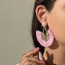 گوشواره حصیری بادبزنی 