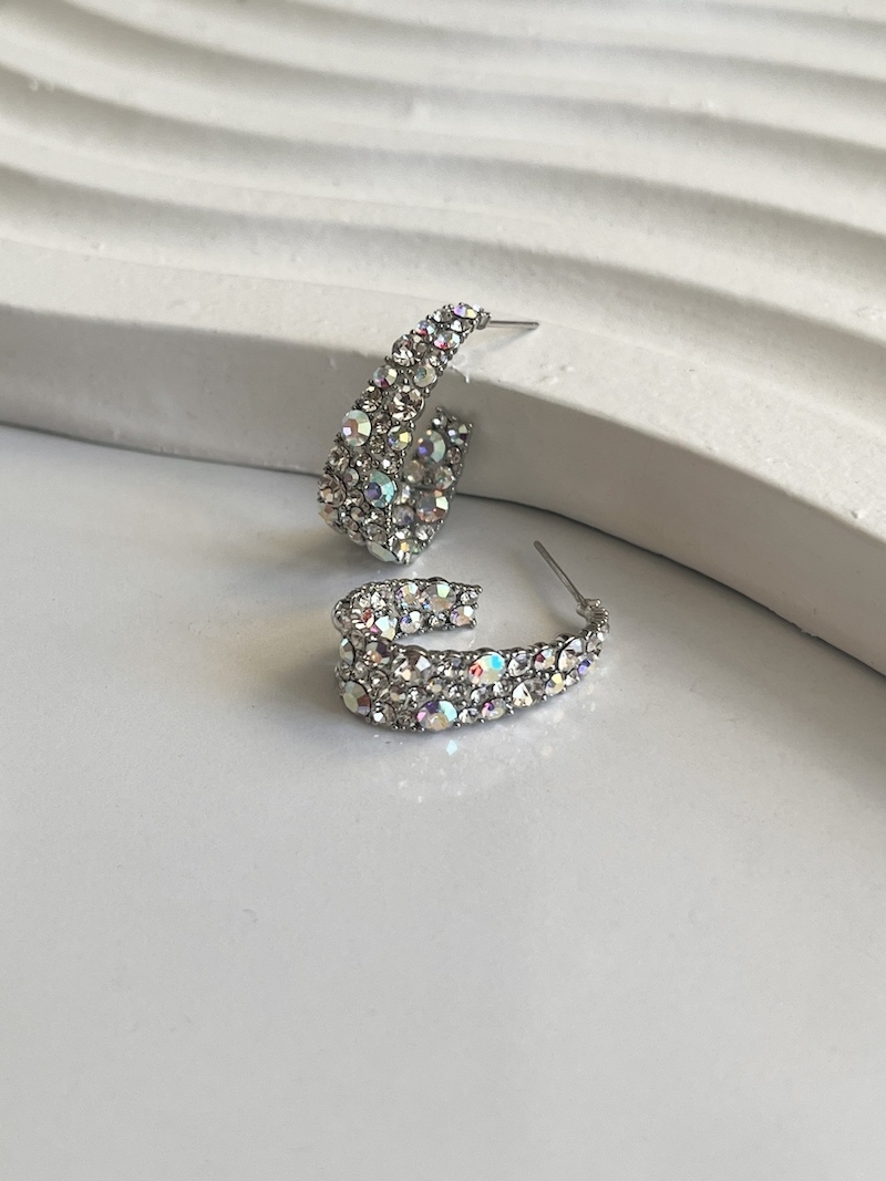 گوشواره سواروسكى طرح پرنسس
