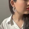 گوشواره استیل «هلال درخشان»